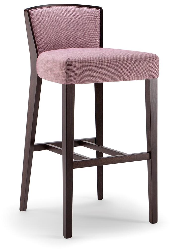 Tirolo Табурет из массива дерева и ткани со спинкой London 016 sg - Вид №1