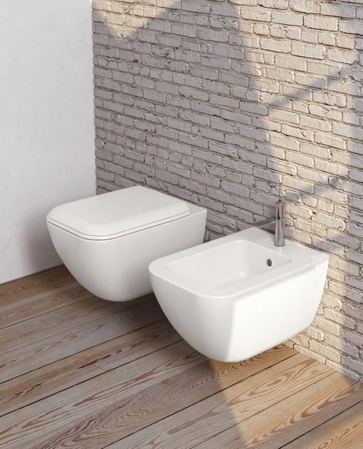 Подвесной унитаз настенный Белый Ceramica Cielo SHUI Comfort Италия sun-id-1349649 - Вид №1
