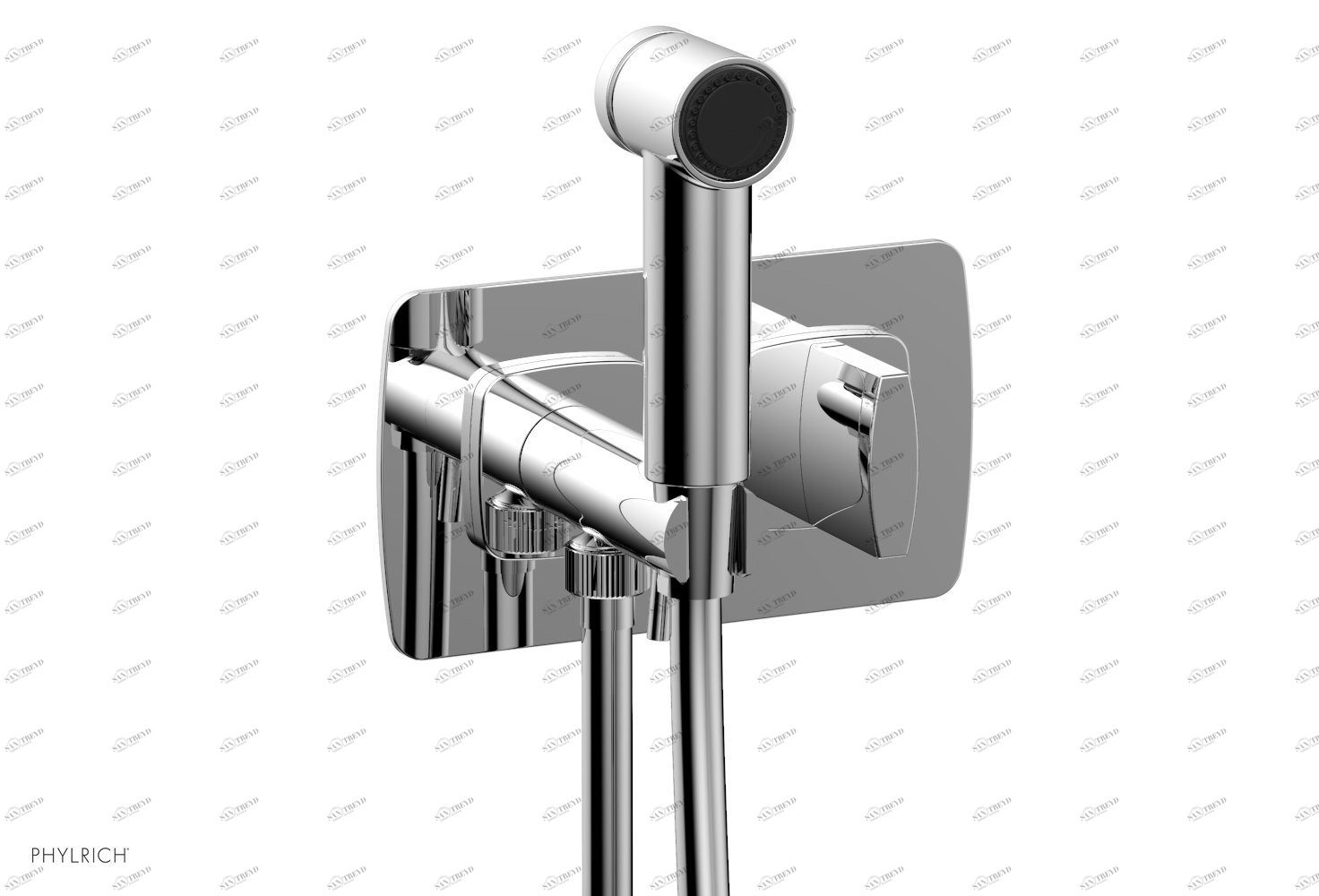 Смеситель для биде RADI Phylrich  181-64-026 Хромированный 