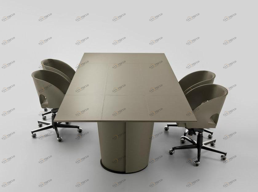 i 4 Mariani Прямоугольный кожаный стол Papier sun-id-1426474