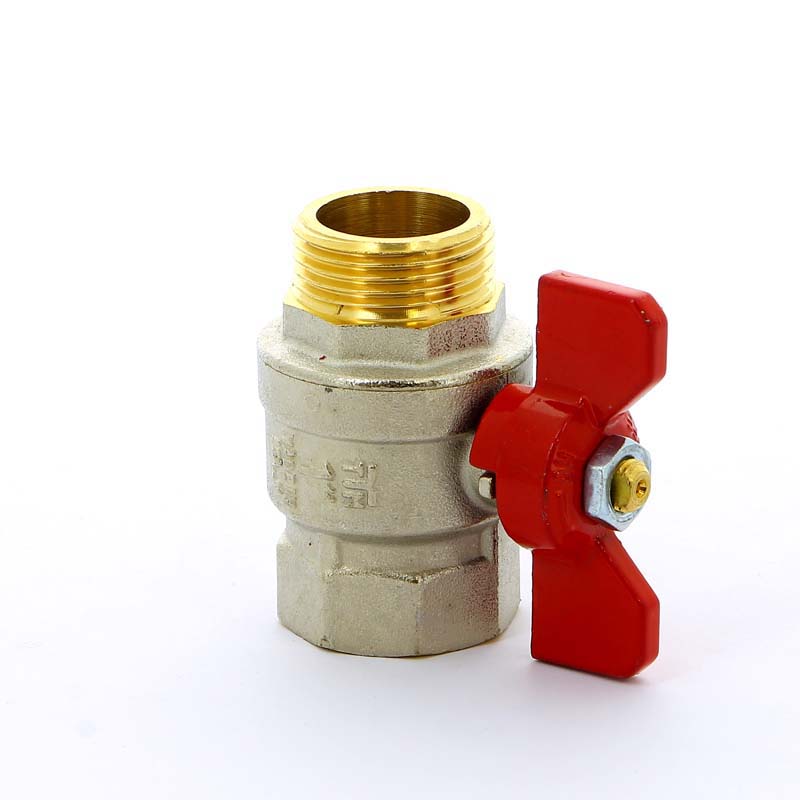 Кран шаровой НВ SCIROCCO бабочка TIEMME 1" 2310007 - Вид №1