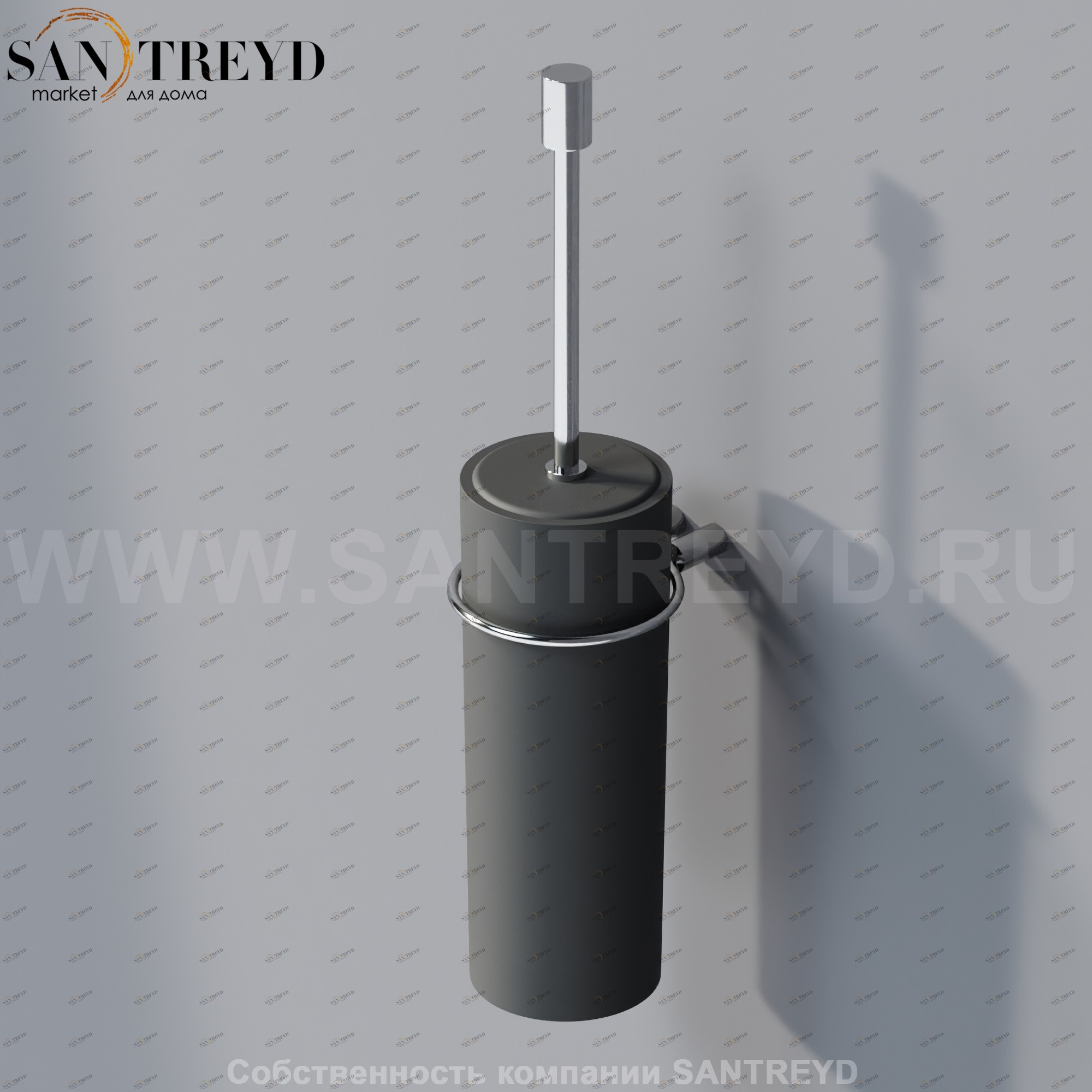 Agape BUCATINI Туалетный ёрш черный ABUC0175EB