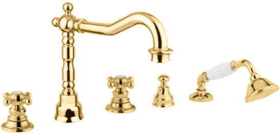 Смеситель MIGLIORE Arcadia ML.ARC-8380.СR для ванны/душа на 5 отв. - хром ML.ARC-8380.CR - Вид №2