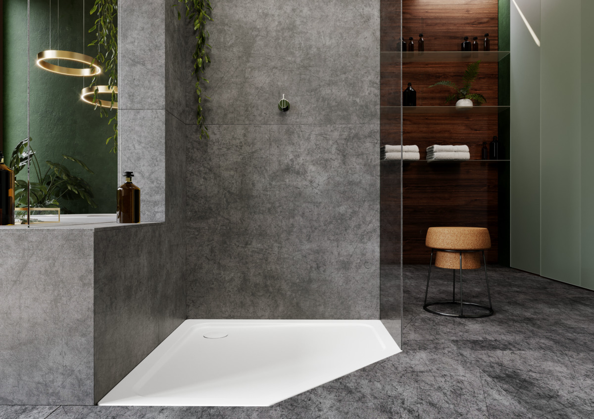 Душевой поддон KALDEWEI Сталь эмалированная 670-2 1 альпийский белый 670-21 - Вид №3