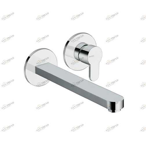 CRIRN259 Смеситель для раковины LARGE, настенный, внешние части для CRICS200 (правая сторона) - CRICS201 (левая сторона) со сливом Up & Down 1 "1/4 Cristina Rubinetterie 