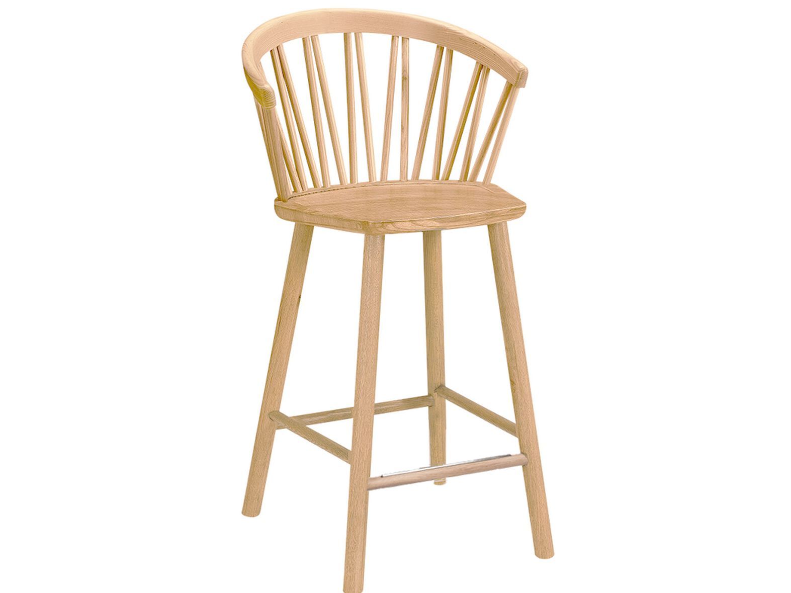 Табурет из белого дуба с подлокотниками Hans K ZigZag ARCH-00091151 - Вид №1