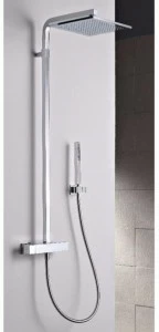 ZAZZERI Настенная термостатическая душевая стойка с душевой лейкой Shower