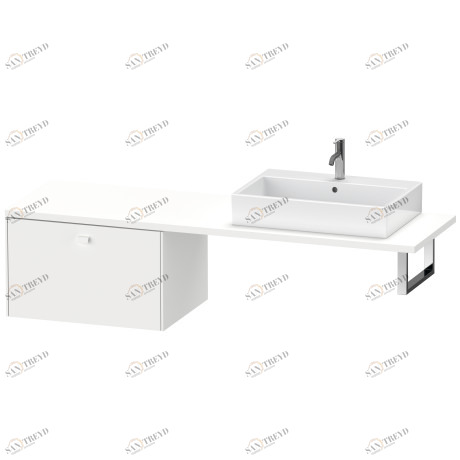 BR515401818 Шкафчик для консоли Brioso #BR5154 720 x 550 мм Белый матовый, декор Duravit