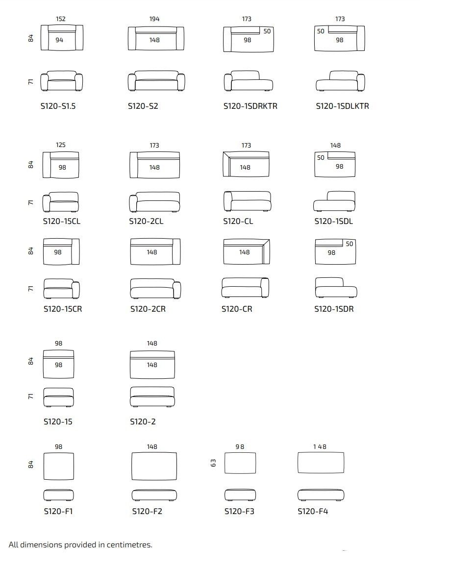 Ткань диван Intuit by Softrend BEN ARCH-00135356 - Вид №9