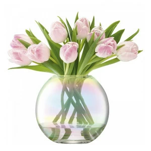 Ваза стеклянная круглая 16 см Pearl LSA INTERNATIONAL - 253350 Прозрачный