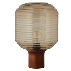 Лампа настольная Honey, D26 см, янтарная