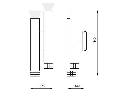 Латунный светодиодный настенный светильник LUCE TU Блеск ARCH-00110911 - Вид №2