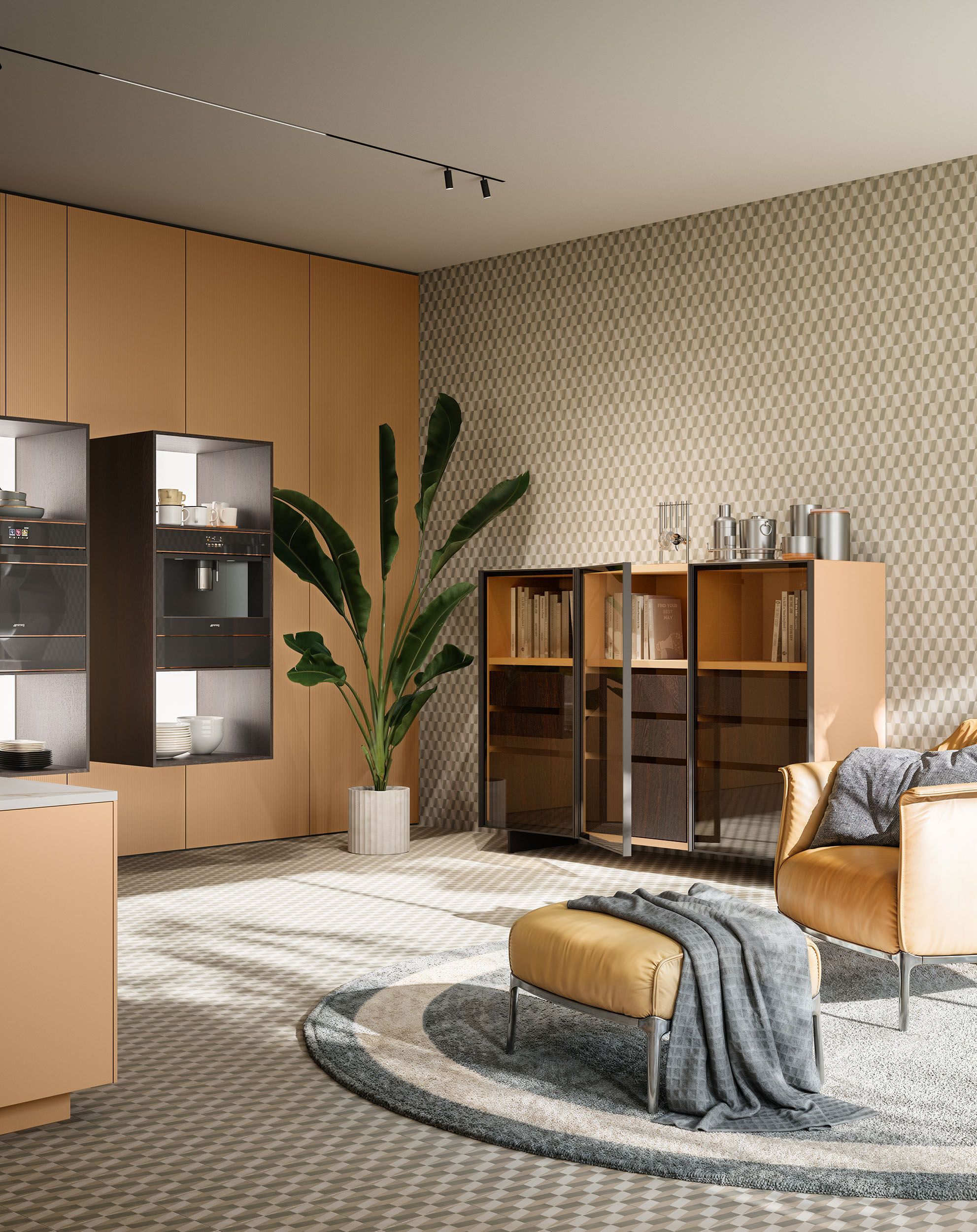 Кухня с островом Copatlife Life Projects ARCH-00063344 - Вид №6