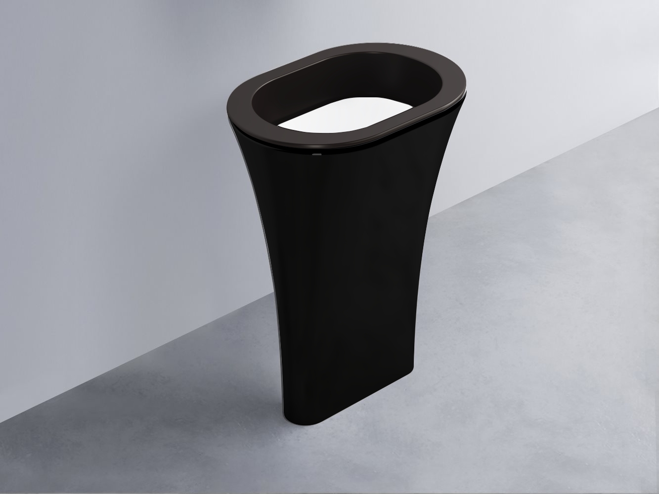 AMLA65-LV+AMPILO-BL+AMCOLO-N Раковина Amedeo Ovale отдельностоящая cielo Enjoy + Amedeo Ceramica Cielo