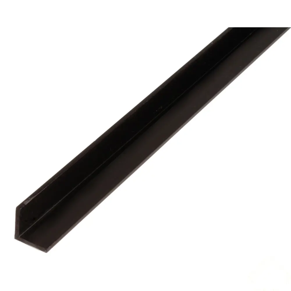 Уголок ПВХ 15x15x1.2x1000 мм цвет черный 10893172 STLM-2140557 GAH ALBERTS 