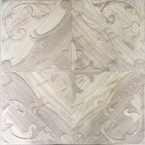 Модульный паркет Da Vinci Состаренный модульный паркет Грейфенштейн Дуб Любая на выбор брашированная, гладкая, рельефная (Брашированная, Гладкая, Рельефная) х мм 26006000147