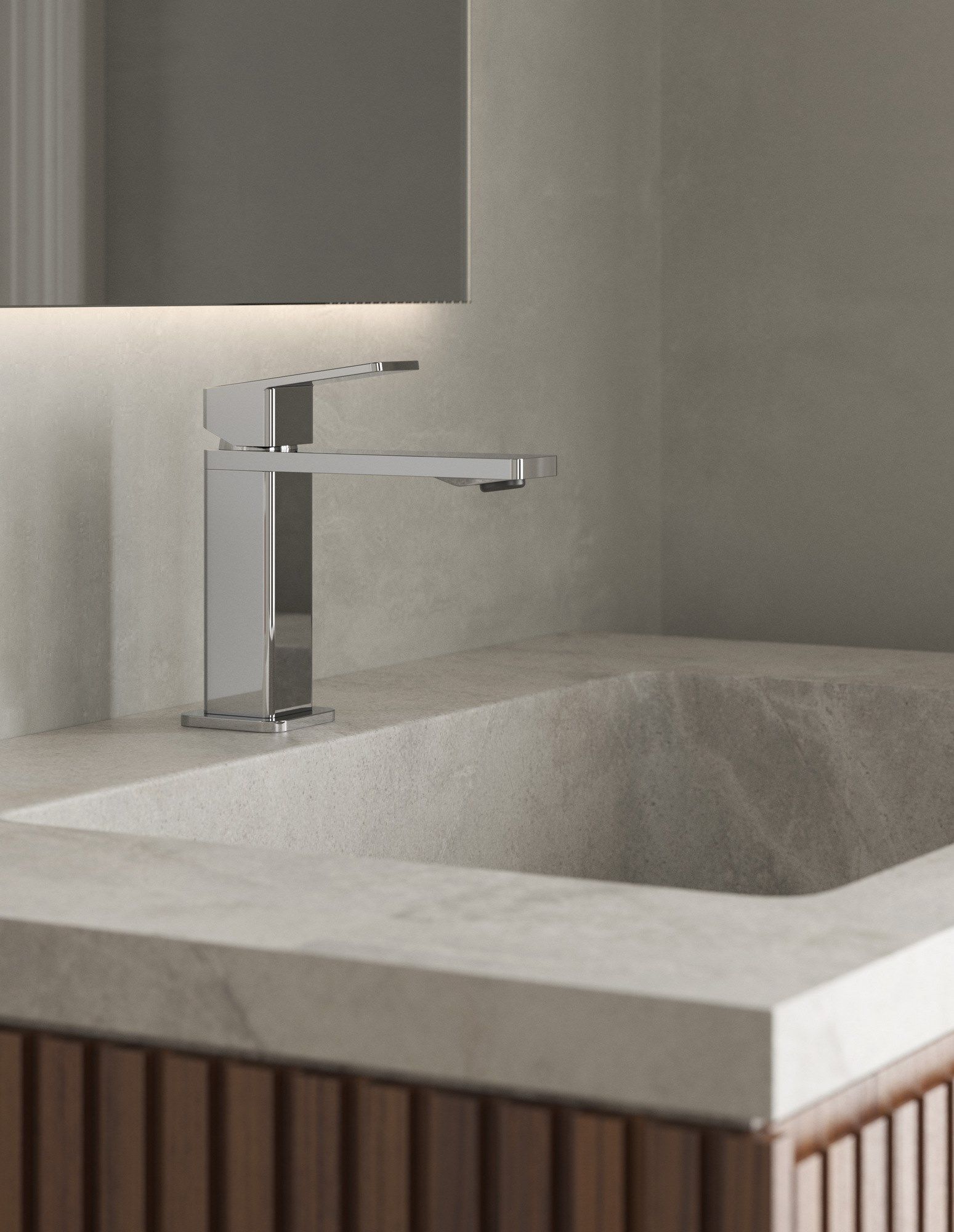 Смеситель для раковины из латуни с одним отверстием Rubinetterie Treemme PA36 ARCH-00130147 - Вид №1