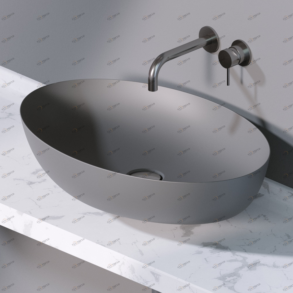 L600116 Накладная раковина на столешницу  овальная A. e T. Italia ELITE AeT ITALIA