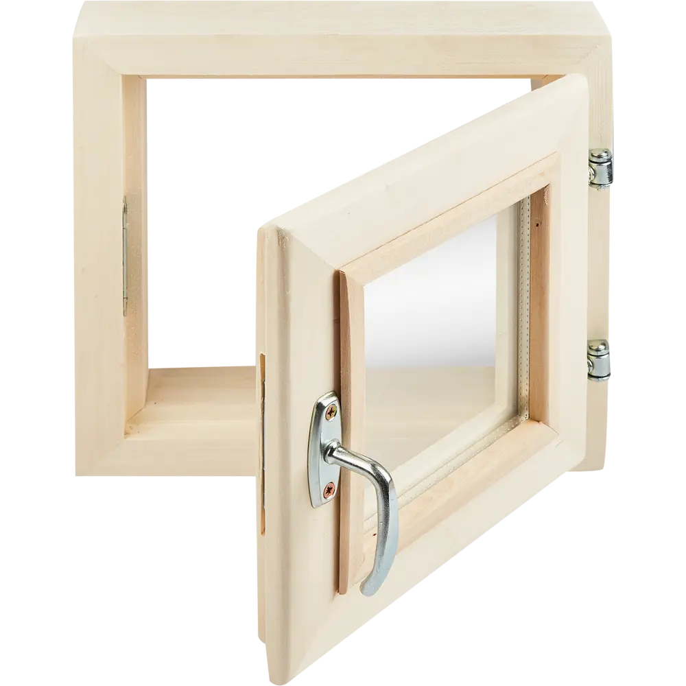 Santreyd: Деревянное окно для бани из липы 300×300 мм 84379093 STLM-0048888 - Вид №3