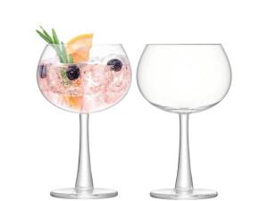 Набор стеклянных бокалов для коктейлей - 420 мл