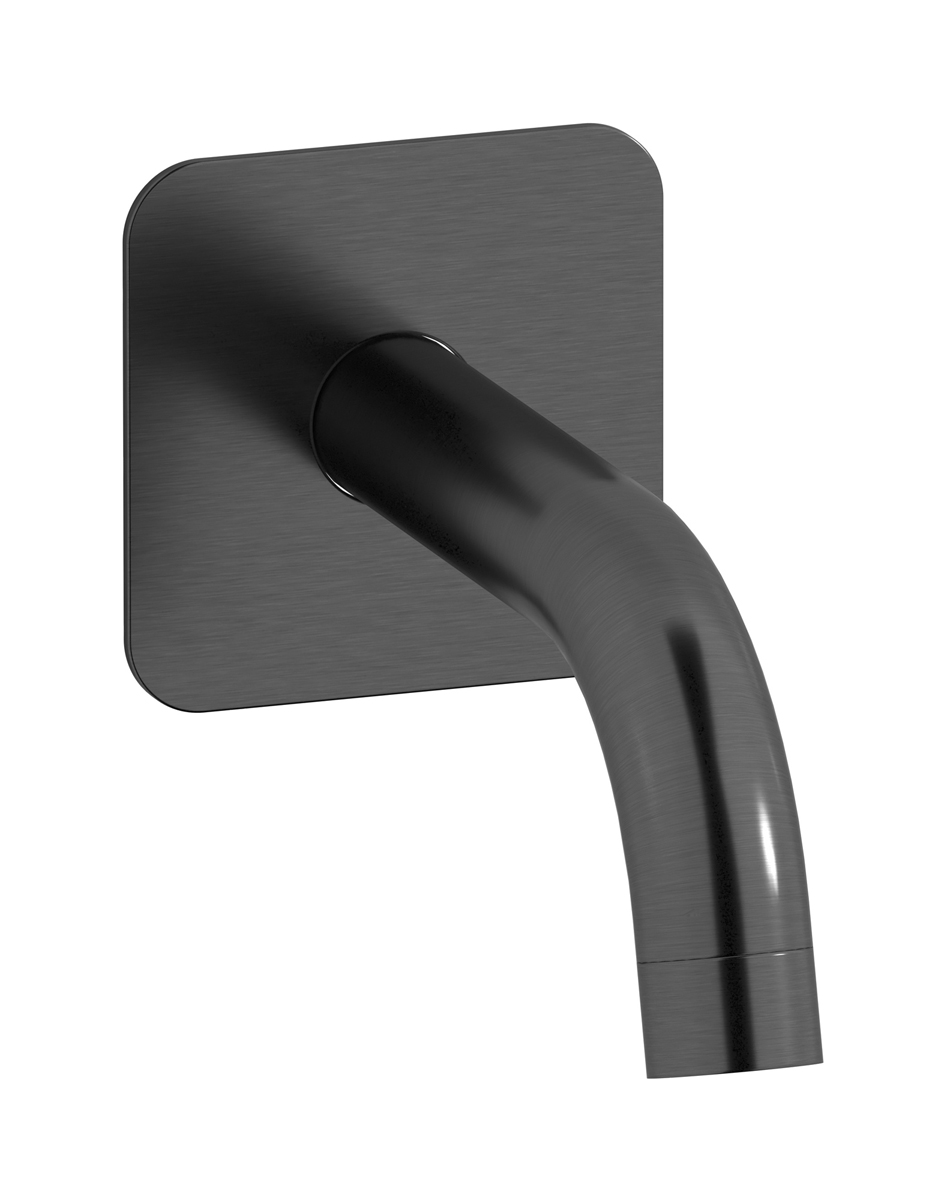 Настенный излив WE ARE IB mt320cs_22 Brushed Black Chrome MilanoTorino 