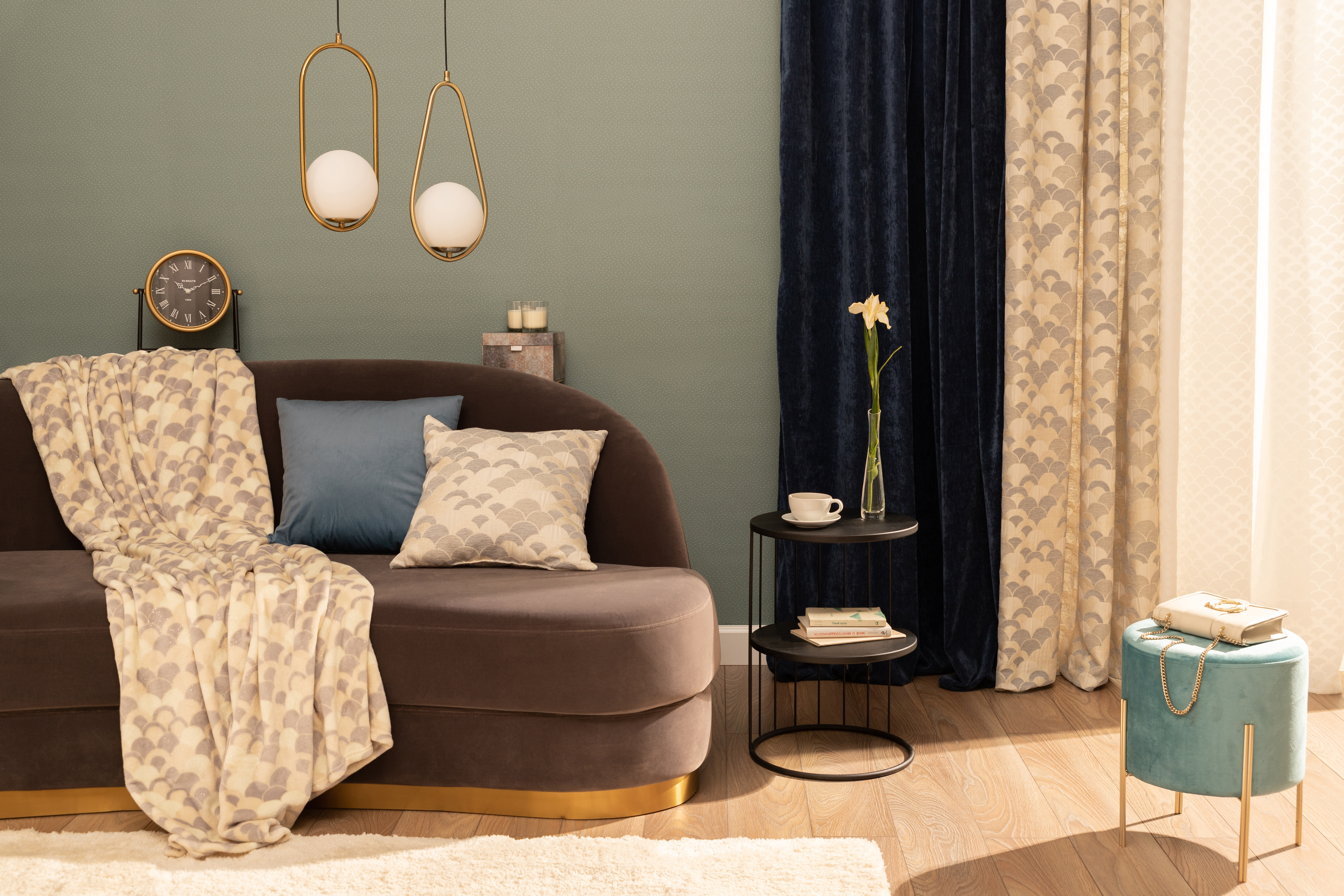 LAMPLANDIA Ariza — подвесной светильник с перламутровой бронзой 82140706 STLM-0020230 - Вид №13