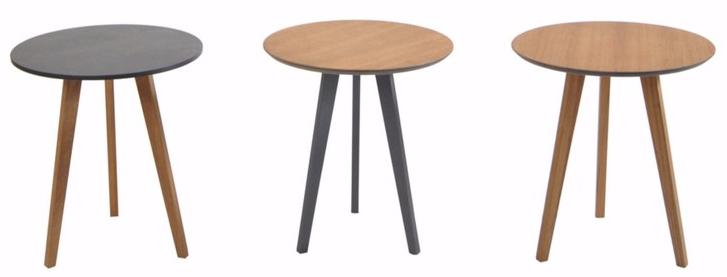 FISCHER MÖBEL Круглый деревянный столик для сада Atlantic sun-id-1456140 - Вид №1