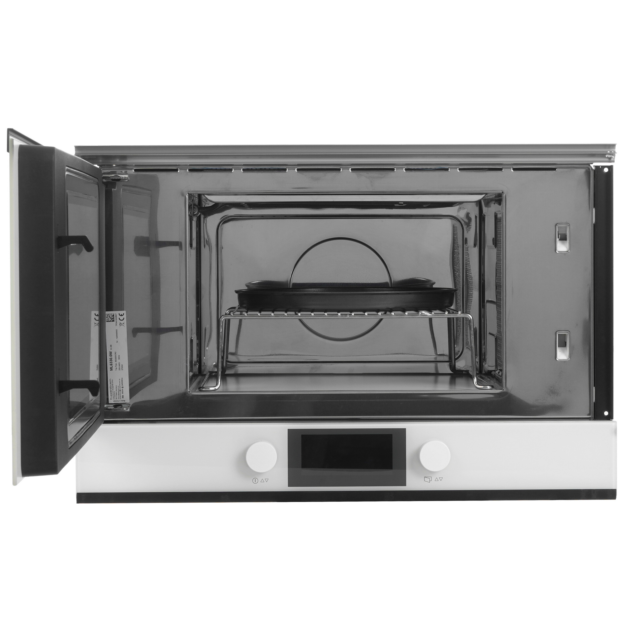 9256107 Встраиваемая микроволновая печь Kuppersbusch ML 6330.0 W5 Black Velvet белый STDN-0075973 - Вид №5