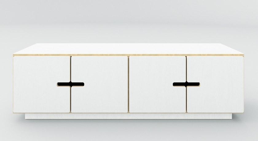 Radis Фанерная тумба под ТВ с распашными дверцами Pix sun-id-1487141 - Вид №7