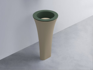 AMLA45-MU+AMPILT-LN+AMCOLT-AV Раковина Amedeo Tondo отдельностоящая cielo Enjoy + Amedeo