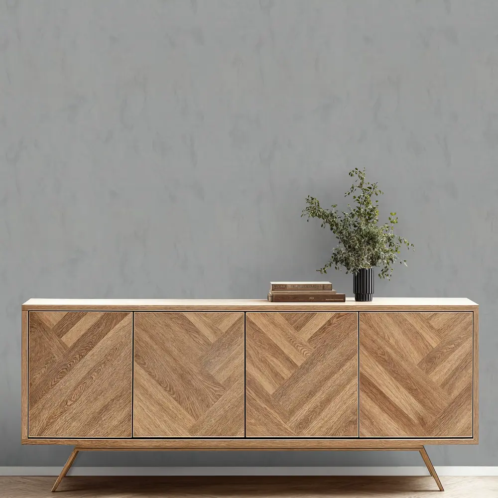 Обои флизелиновые Euro Decor Ray серые с абстрактным рельефным рисунком 89419306 STLM-1565987 - Вид №2