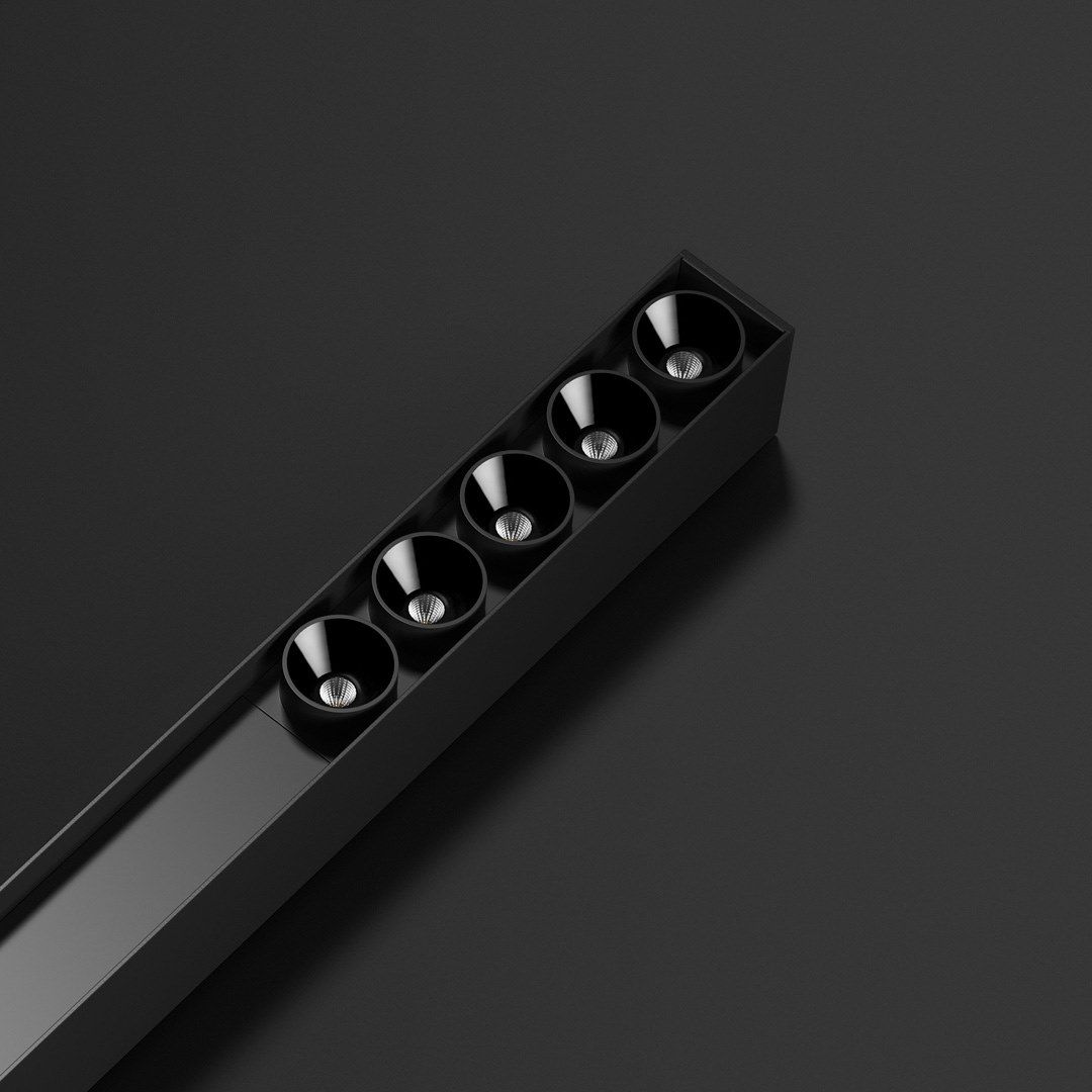 Профиль линейного потолочного освещения для прожекторов Arkoslight Black Foster Custom ARCH-00060107 - Вид №5