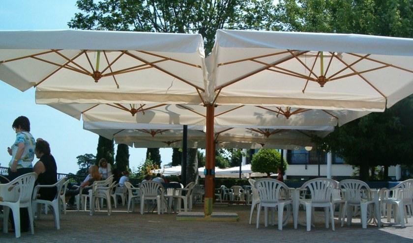 Scolaro Parasol Множественный квадратный зонт Wood C7070 wpo/c6060 wpo - Вид №1