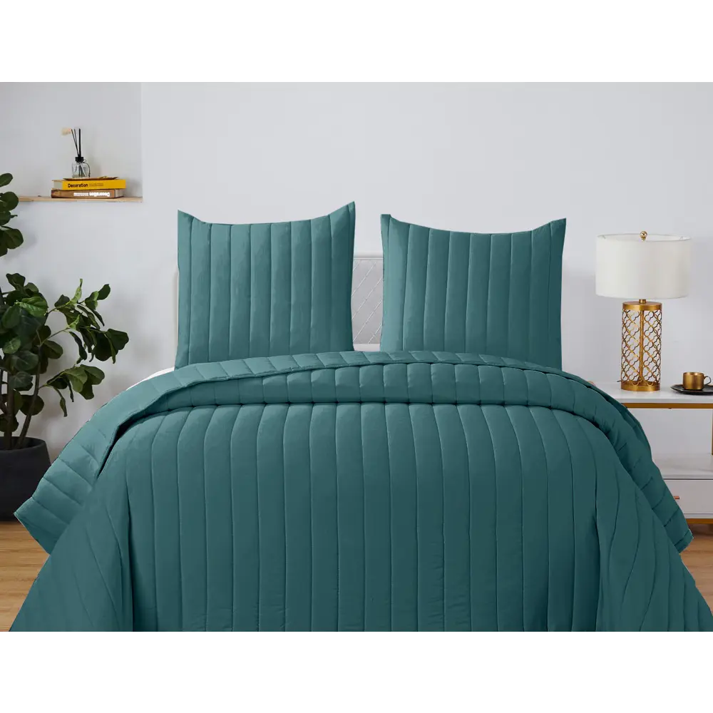 Покрывало Анды 215x240 см полиэстер цвет изумрудный 88024182 STLM-2166564 Santreyd - Вид №4