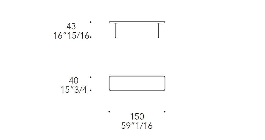 Скамейка со стеклянным основанием и мраморным верхом REFLEX Монолит ARCH-00059390 - Вид №1