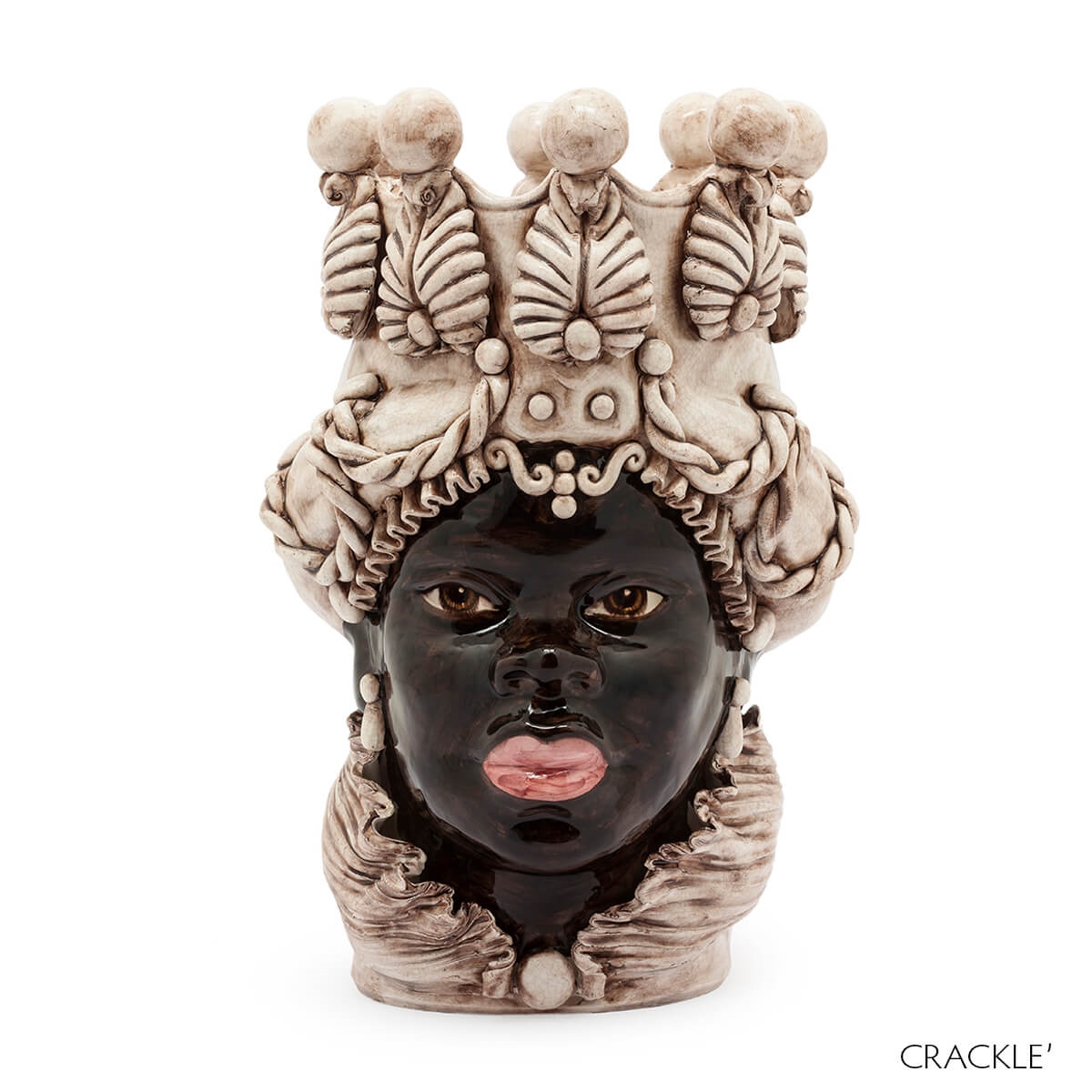 200654,9 ABHIKA ВАЗА MORO LADY BIG BLACK 200654.9 - Вид №6