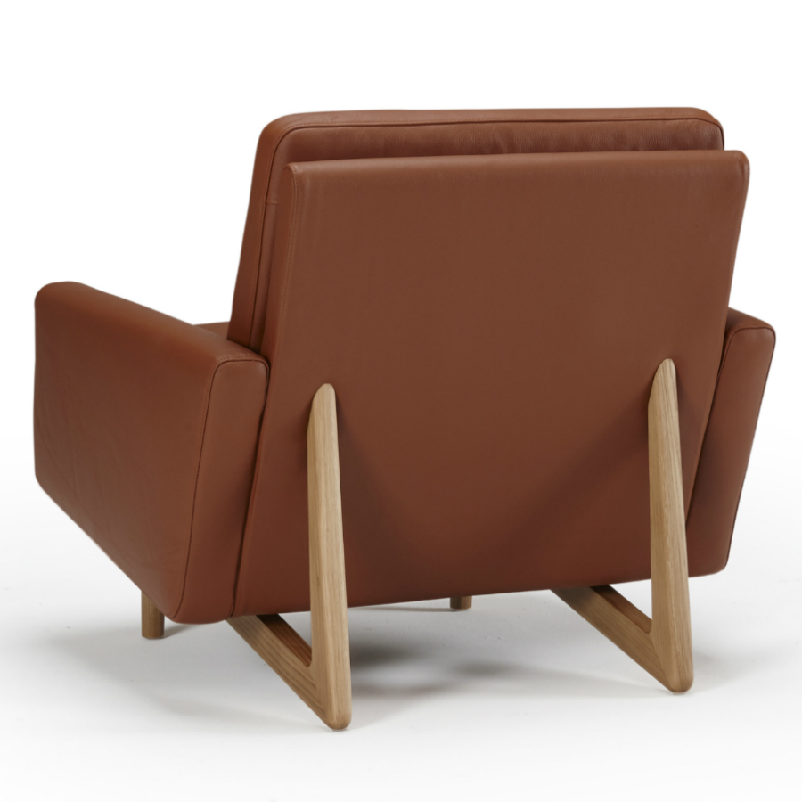 Кресло Egsmark, лакированный дуб, коричневое Kragelund 20001202801 - Вид №5