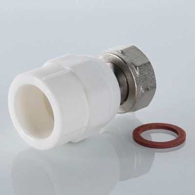 VTp.708.0.02505 Фитинг полипропиленовый с накидной гайкой Valtec 25 мм х 3/4"  - Вид №7