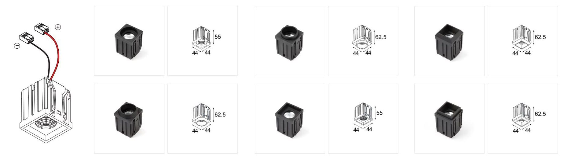 Утопленный светодиодный прожектор Modular Lighting Instruments Qbini ARCH-00035600 - Вид №7