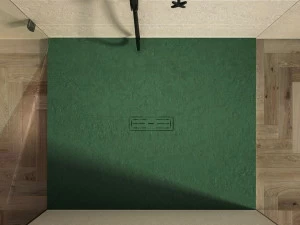 Acquabella Прямоугольный нескользящий душевой поддон в Akron © Ethnic