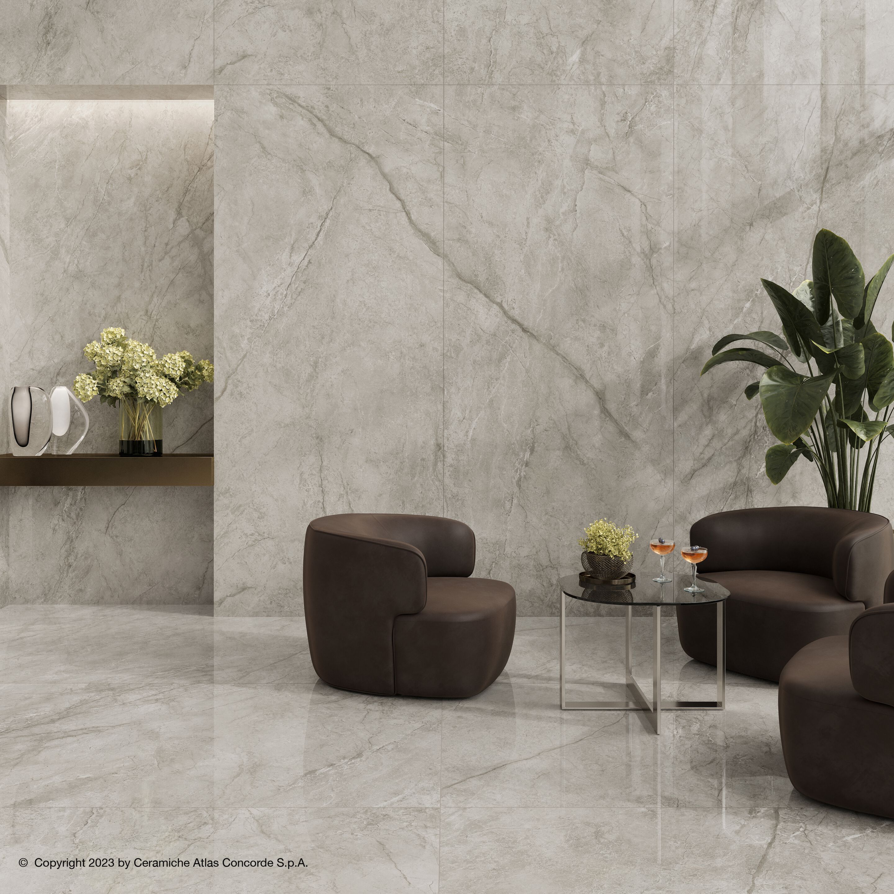 Пол / керамогранит с мраморным эффектом Atlas Concorde Marvel чудо ARCH-00010333 - Вид №32