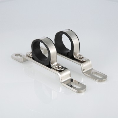 VTc.130.INS.0600 Пара низких кронштейнов для коллекторов из нержавеющей стали Valtec 1"  - Вид №1