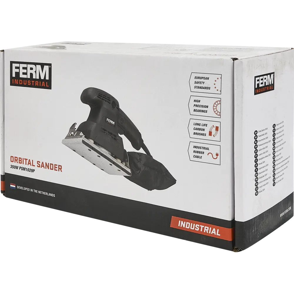 Вибрационная шлифмашина сетевая Ferm PSM1029P, 93x185 мм, 350 Вт STLM-2102284 - Вид №5