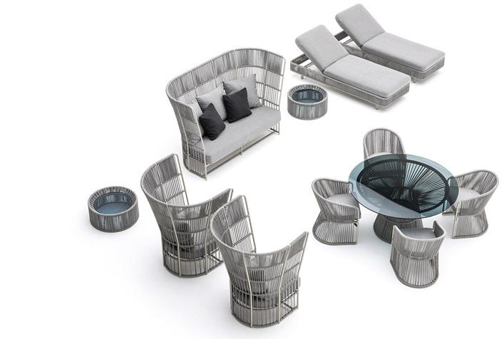 Varaschin Кресло из тканого синтетического волокна Tibidabo 2982 - Вид №7