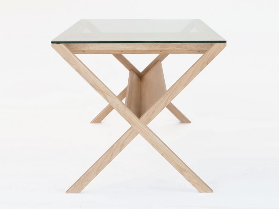 Прямоугольный стол из дуба с ящиками Case COVET ARCH-00012512