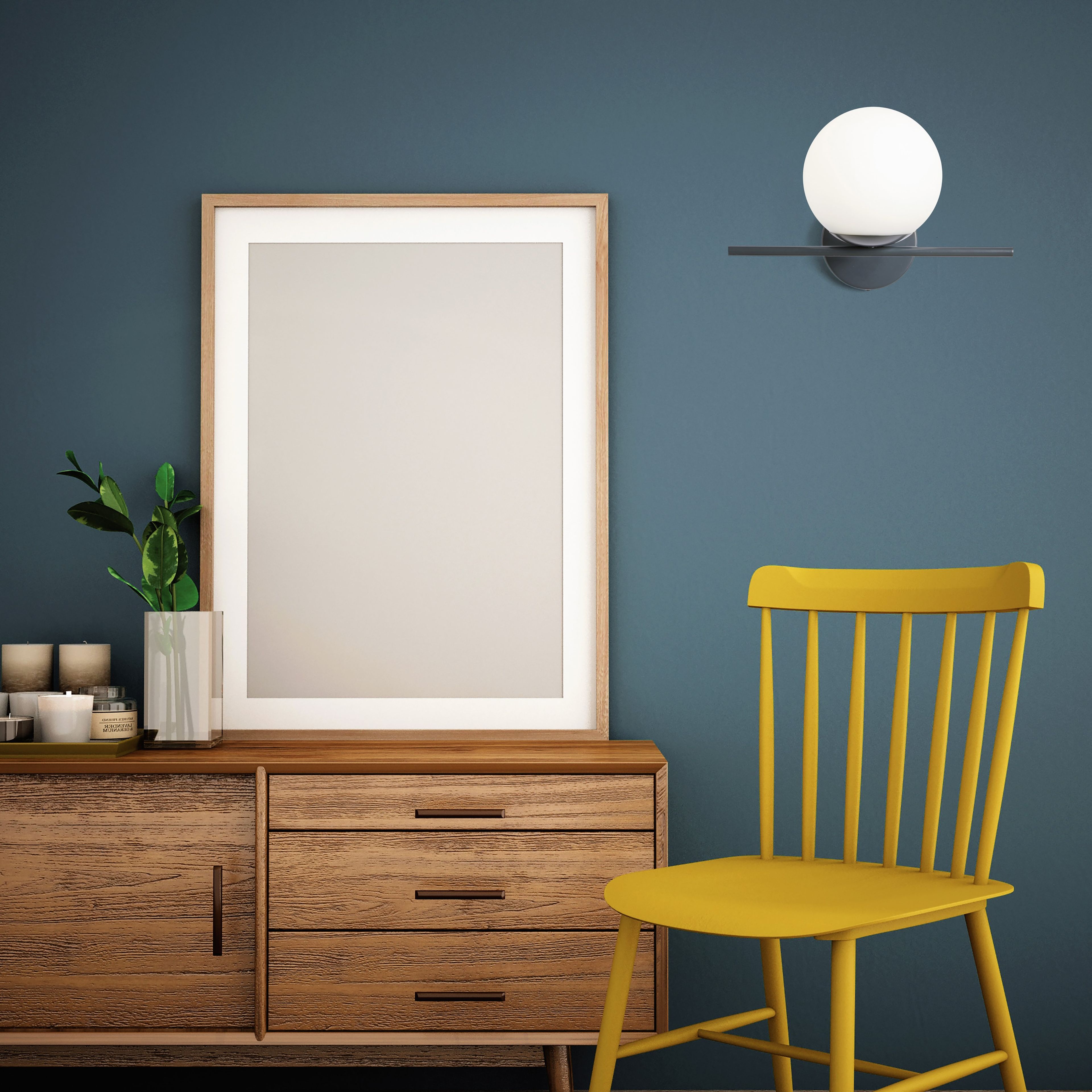 Опаловое стекло и металлическая аппликация Miloox Jugen ARCH-00096629 - Вид №5