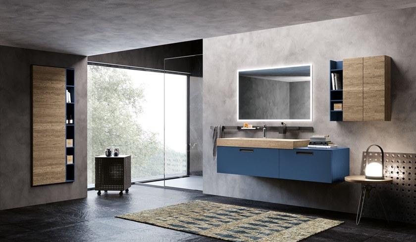 Archeda Подвесная тумба под умывальник с ящиками Essenze sun-id-1500037 - Вид №1