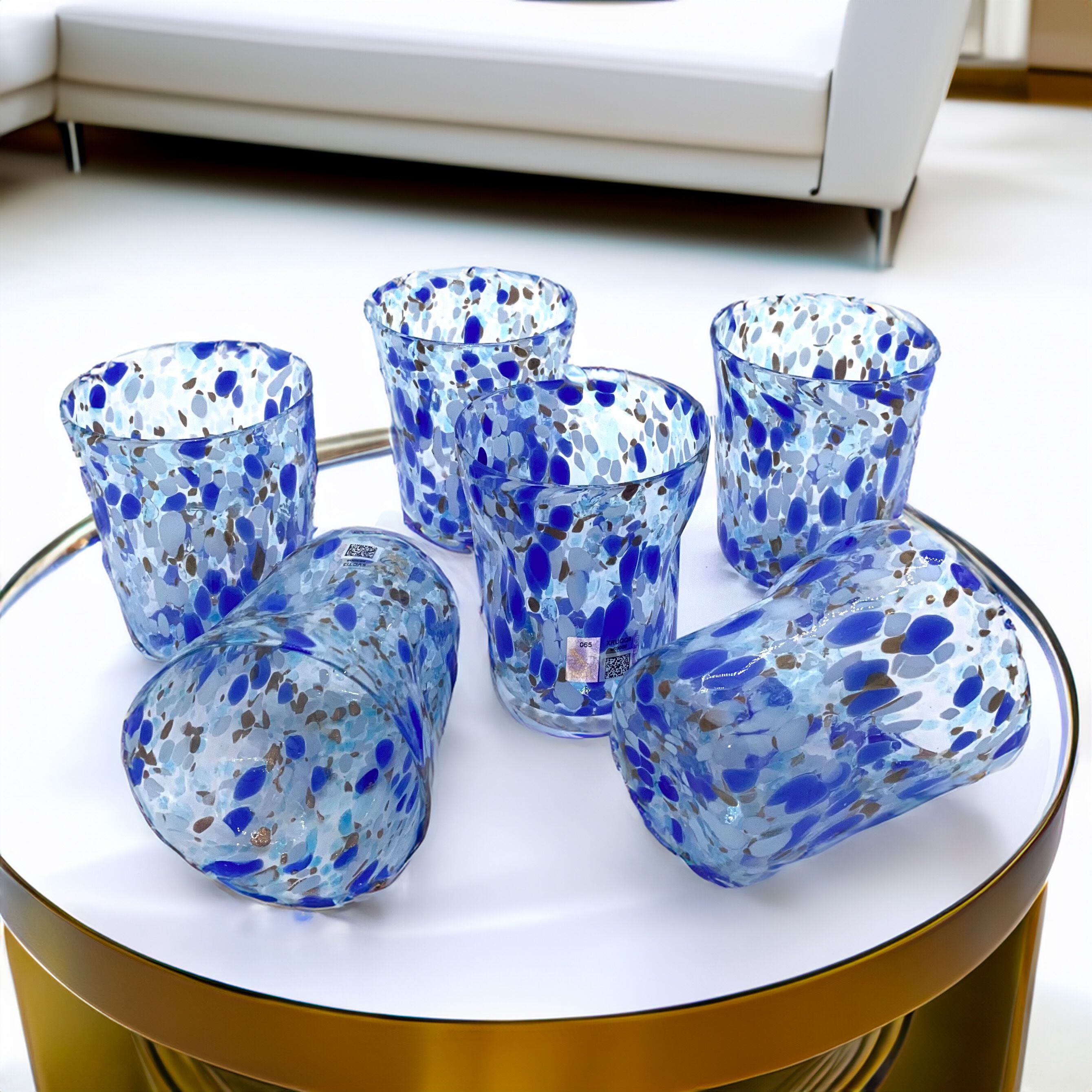 Набор из шести стаканов из муранского стекла ручной работы YourMurano готы ARCH-00064108 - Вид №3