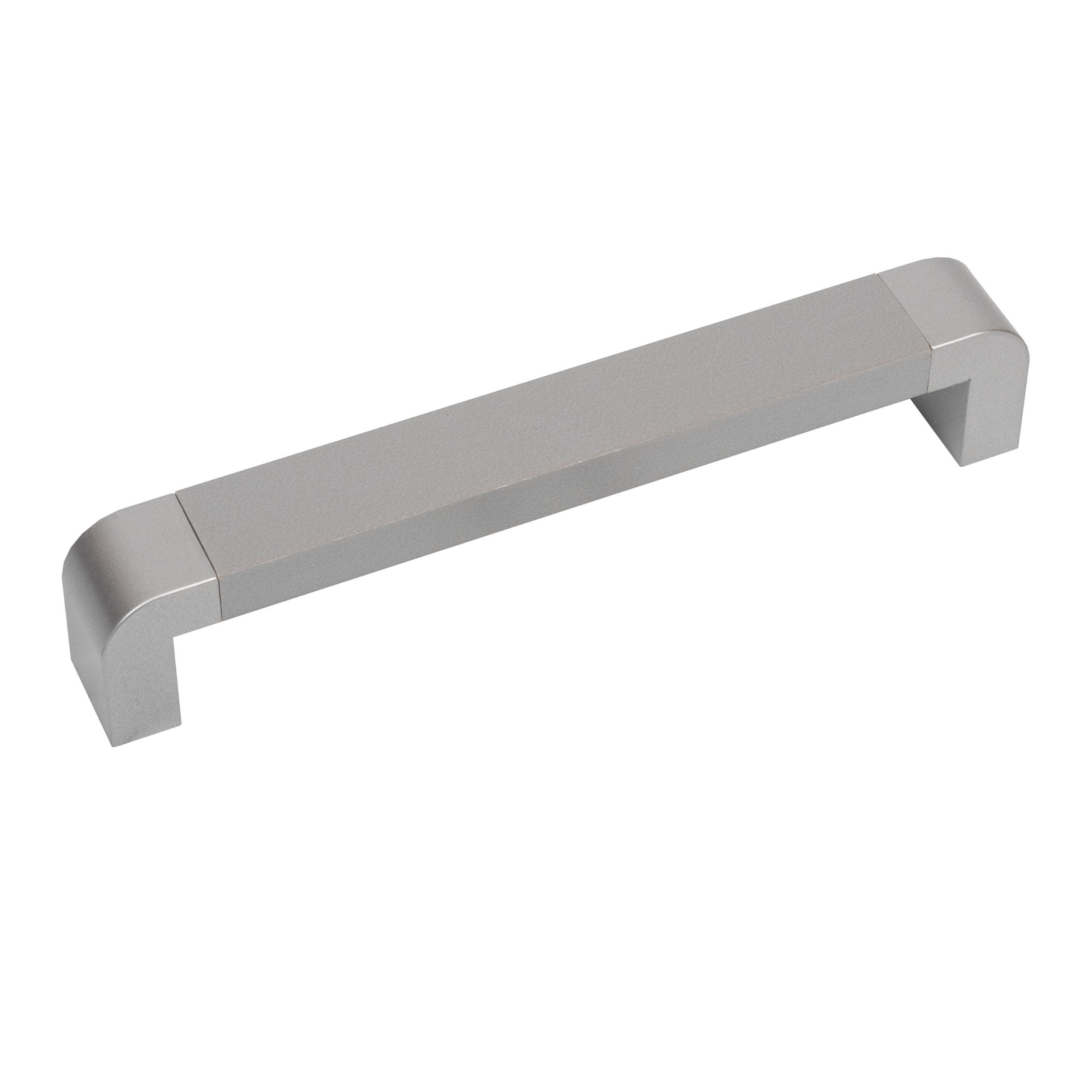 86728216 Ручка-скоба C-38 пластик 128 мм цвет серебро STLM-0070983 Santreyd 