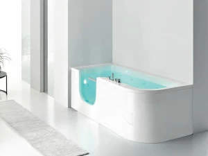 Gruppo Geromin Угловая гидромассажная ванна с душем For all